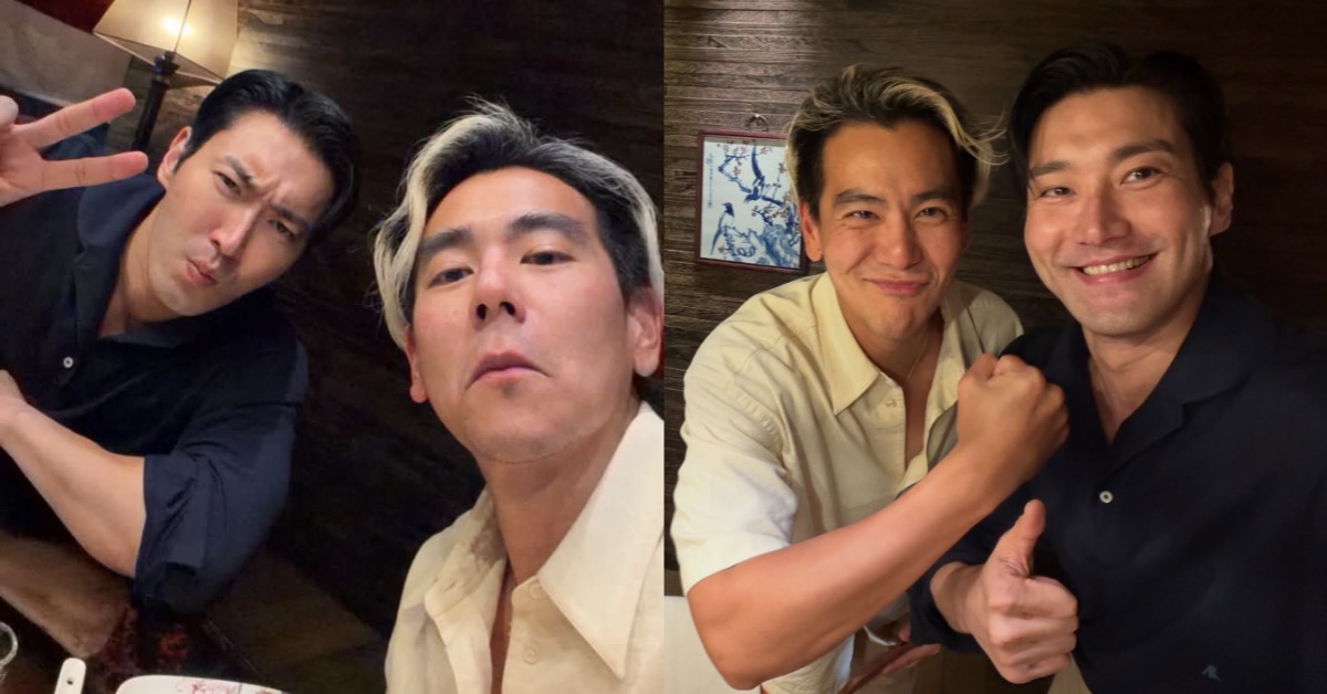 始源合體彭于晏。（圖／翻攝自崔始源Threads）