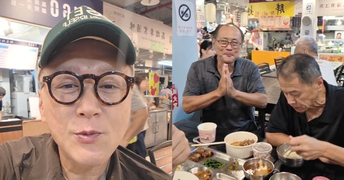 何篤霖的大哥（右圖左一）病後瘦了一大圈。（圖／翻攝自何篤霖臉書）