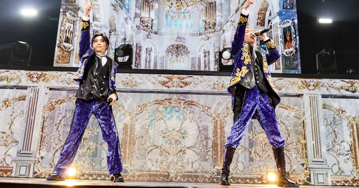 w-inds.千葉涼平（左）、橘慶太在高雄流行音樂中心海音館開唱。（圖／G-MUSIC 提供）