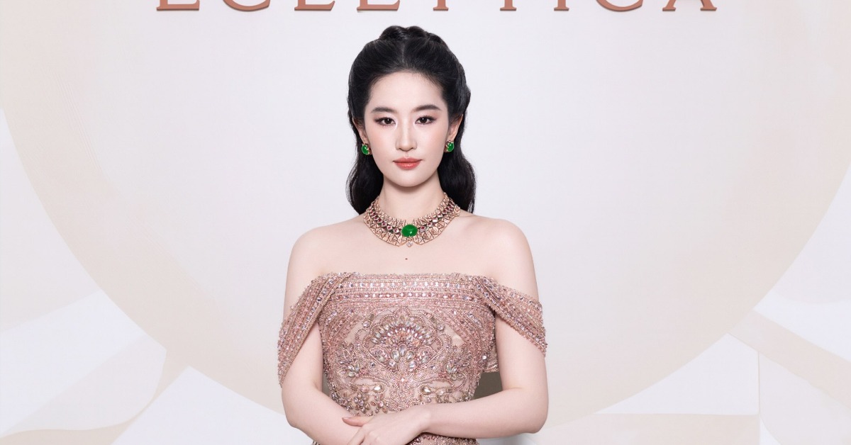 劉亦菲近日出席高級珠寶晚宴。（圖／翻攝自劉亦菲 IG）
