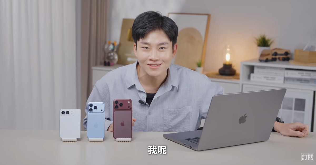 Joeman快速發佈iPhone18系列開箱影片。（圖／翻攝自Joeman YouTube）