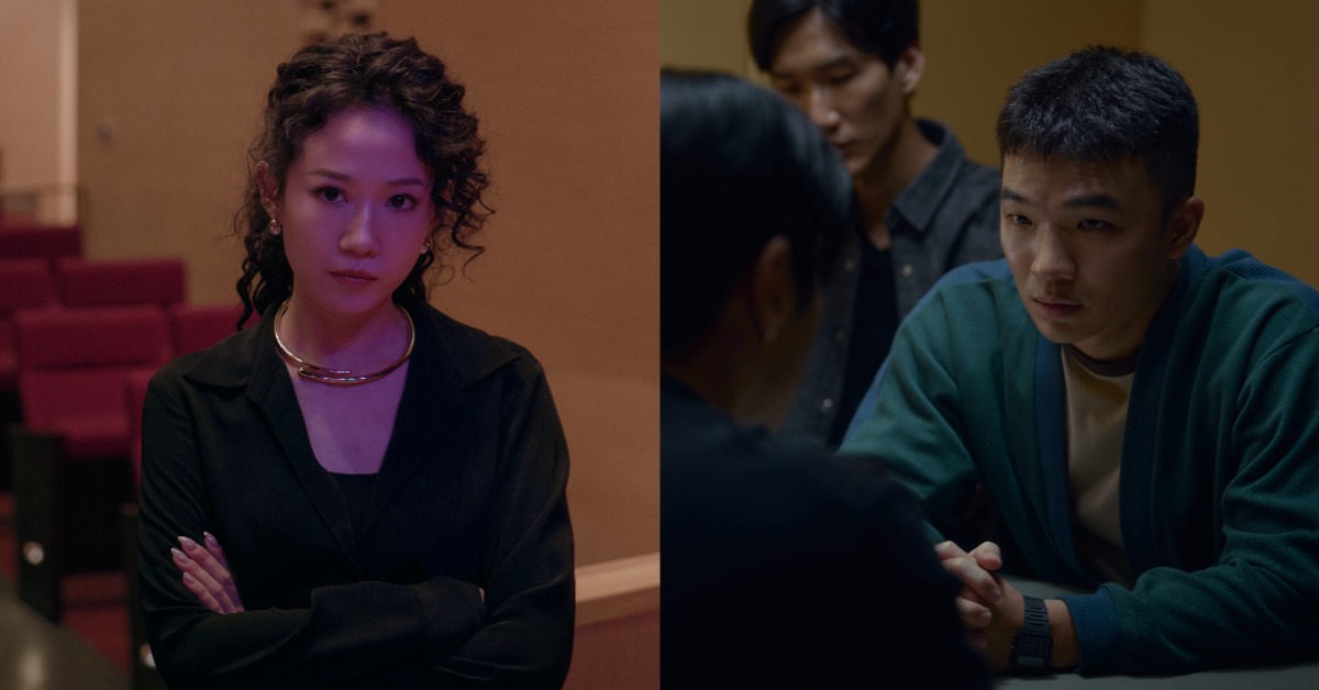 方志友挑戰充滿野心與權力欲的藝術學院院長，胡智強化身憨厚樸實的刑事局偵查隊隊員。（圖／網銀國際影視）