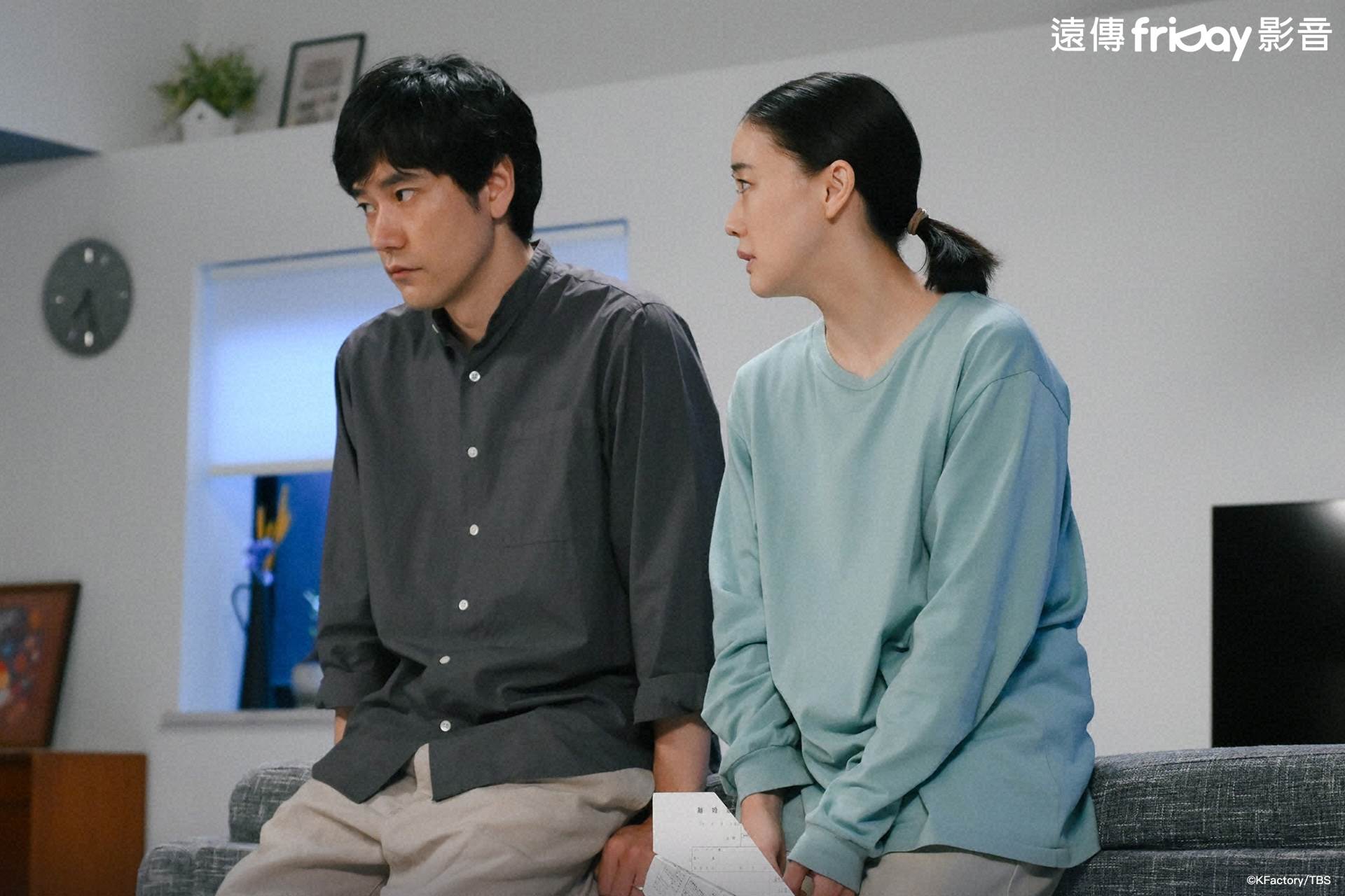 日劇《直到T恤乾了為止》松山研一和蒼井優飾演夫妻。（圖／friDay影音提供）