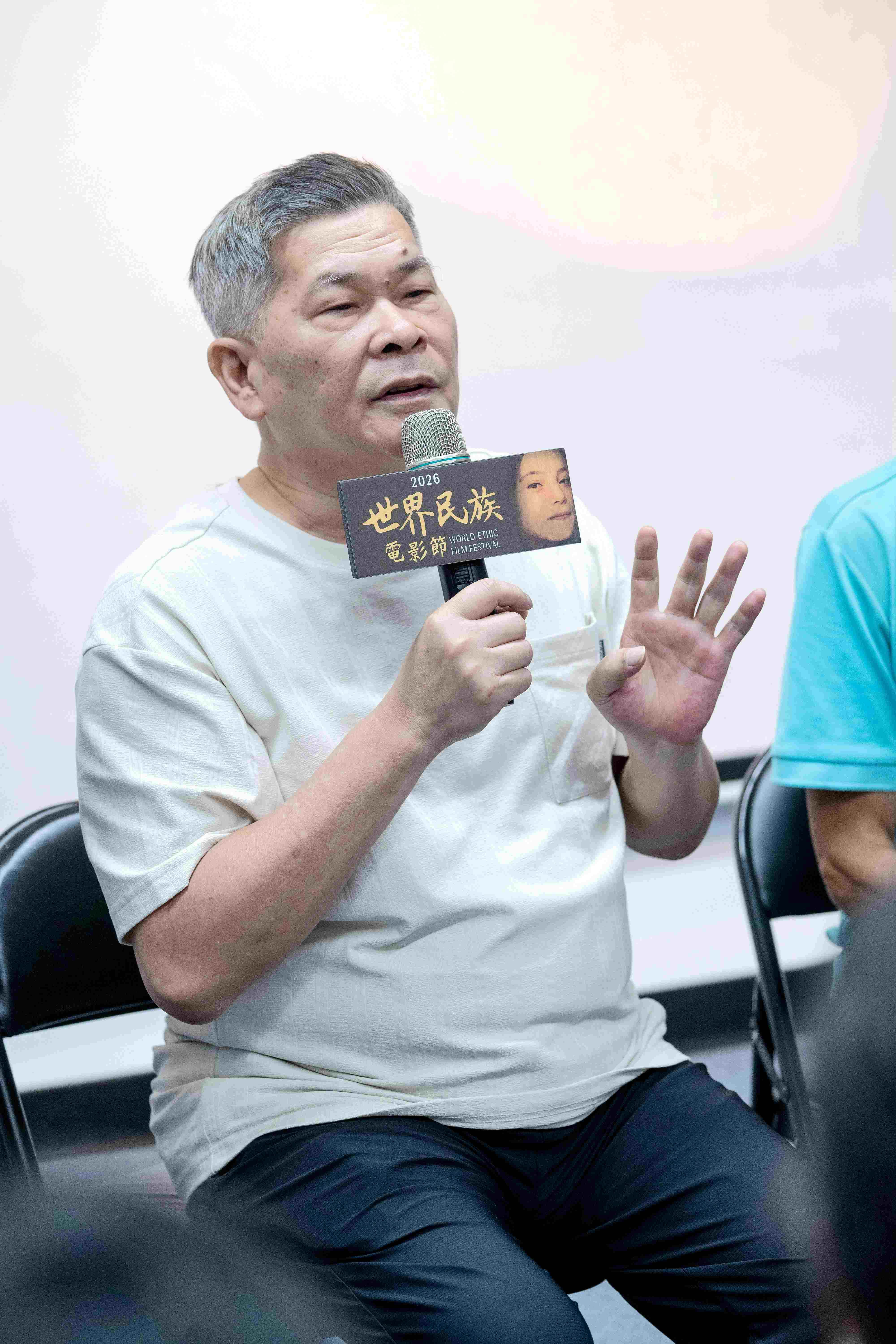 澎恰恰承諾:「還會繼續拍電影」。(圖/世界民族電影節)