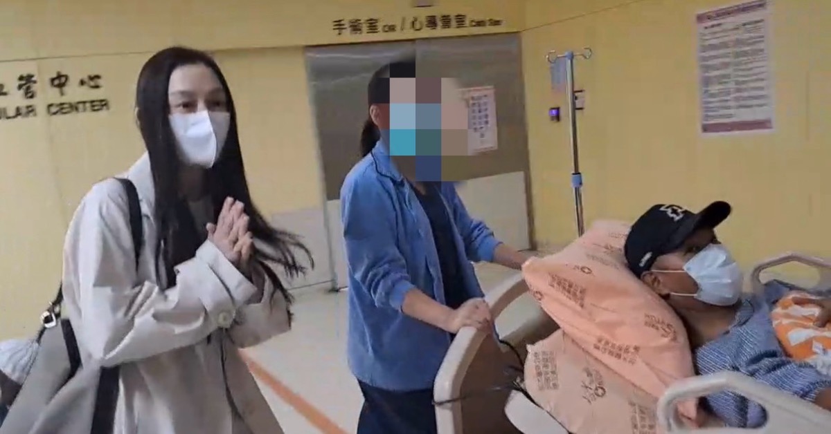 范瑋琪全程陪伴黑人。（圖／記者沈芳宇攝影）