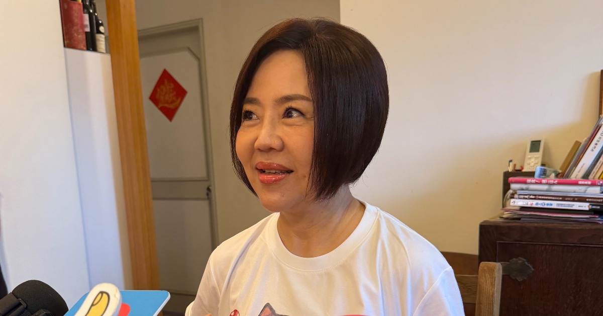 于美人回應五熊潑油日本國寶事件。（圖／記者沈芳宇攝影）