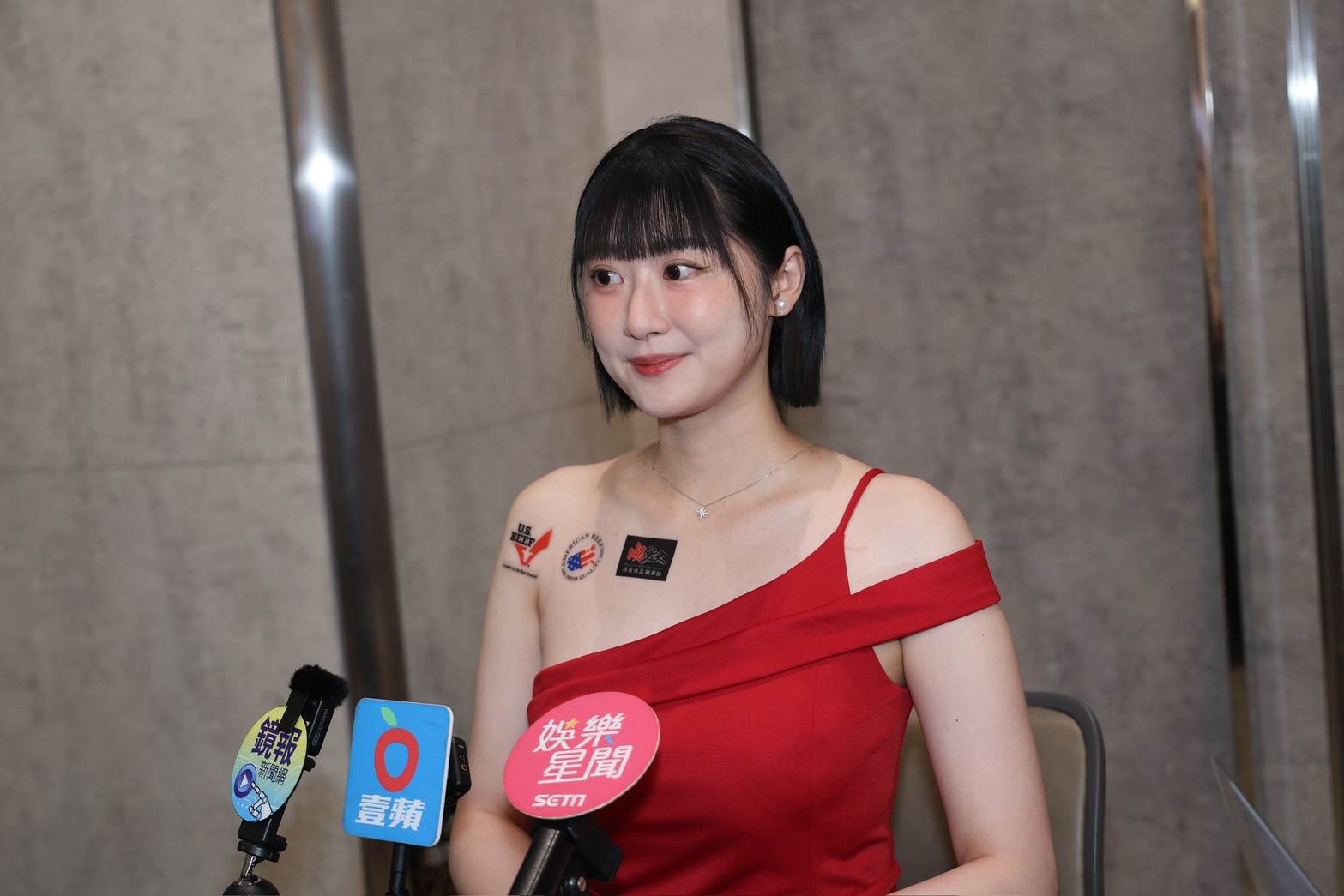 林茉晶分享抗癌心路歷程。（圖／東森娛樂）