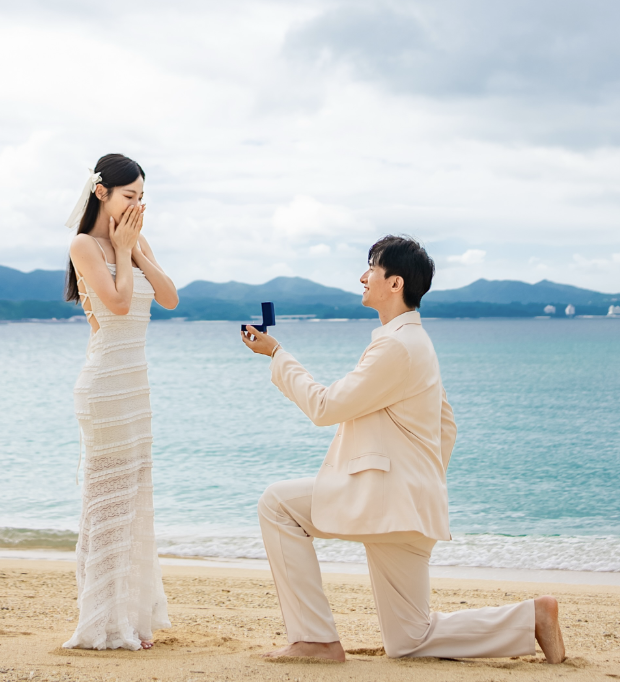 張瀚元曬出浪漫求婚照。（圖／翻攝自張瀚元IG）