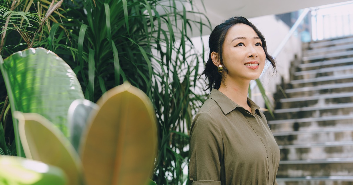 杜蕾飾演慈青葉宜鑫，雖表面冷淡，內心實則渴望母愛。（圖／大愛）