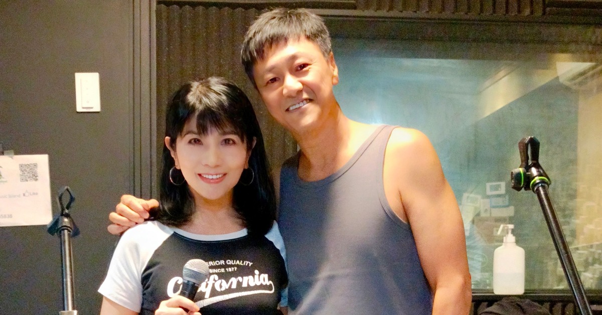 高明駿與陳艾湄互讚對方保養得宜。（圖／）