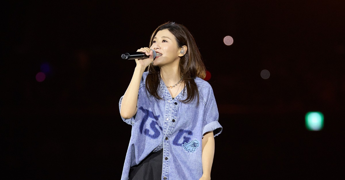 蘇慧倫大巨蛋最美中秋夜應景獻唱〈黃色月亮〉。（圖／相信音樂提供）