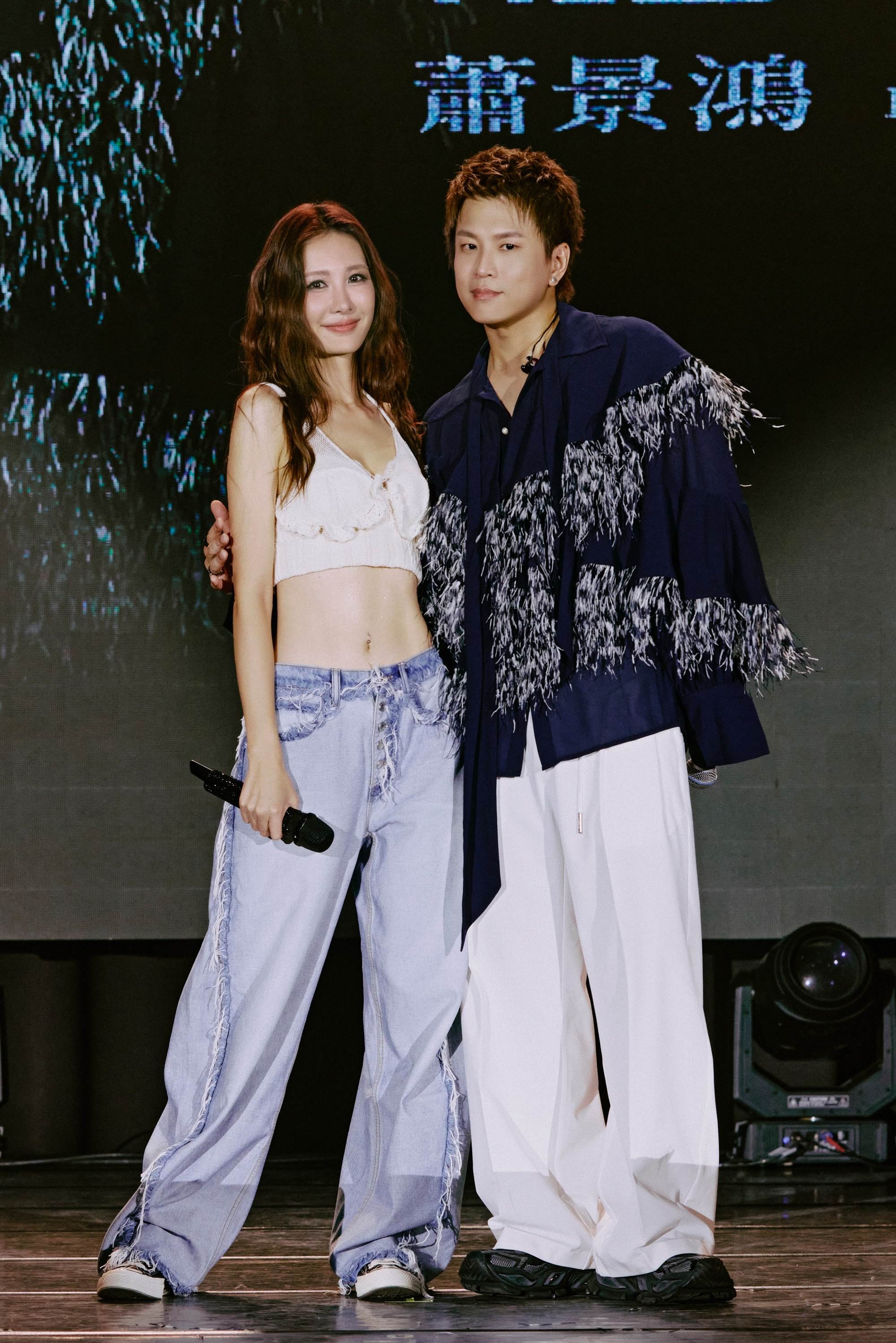 女神級嘉賓安心亞驚喜現身合作〈到底該不該〉。（圖／相信音樂提供）