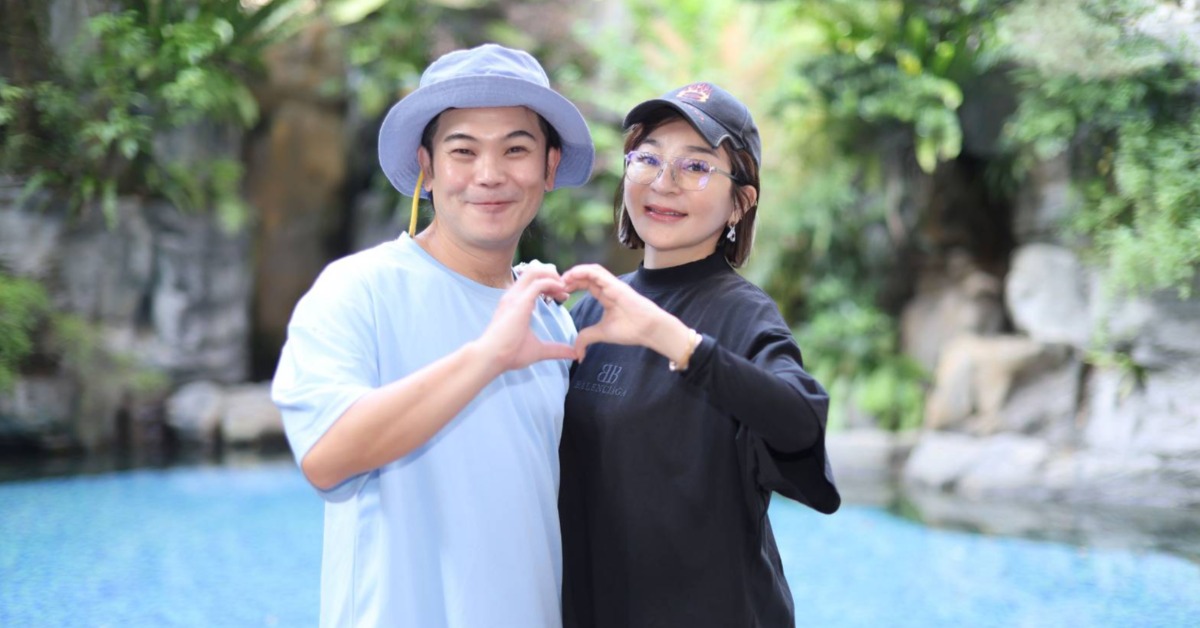 王彩樺與馬國弼首度合體主持，13年患難真情力挺還債。（圖／劍湖山世界）