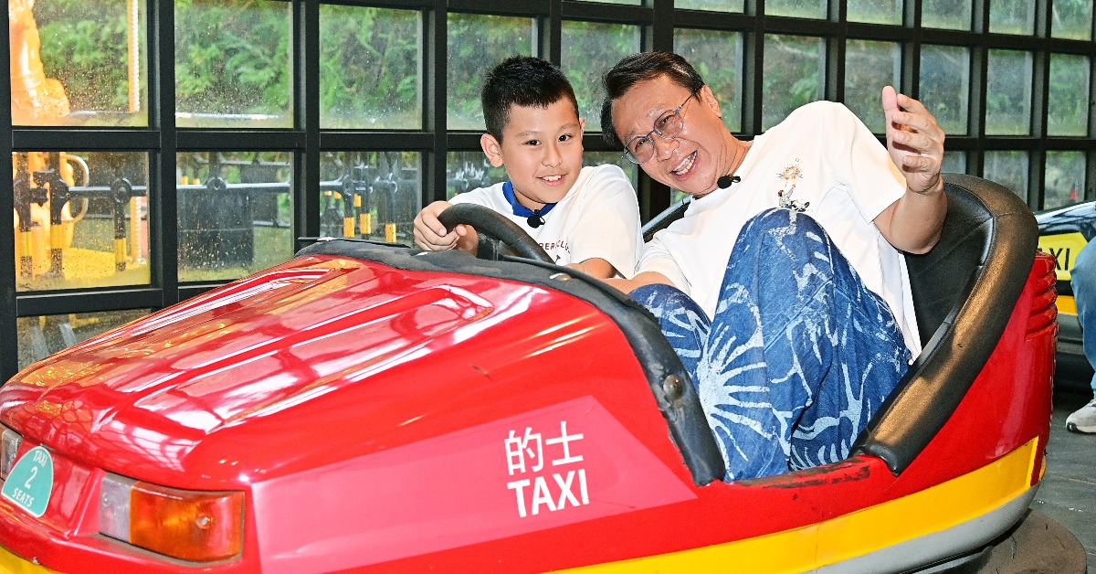 游安順帶著兒子游禮一同出遊。（圖／台視提供）