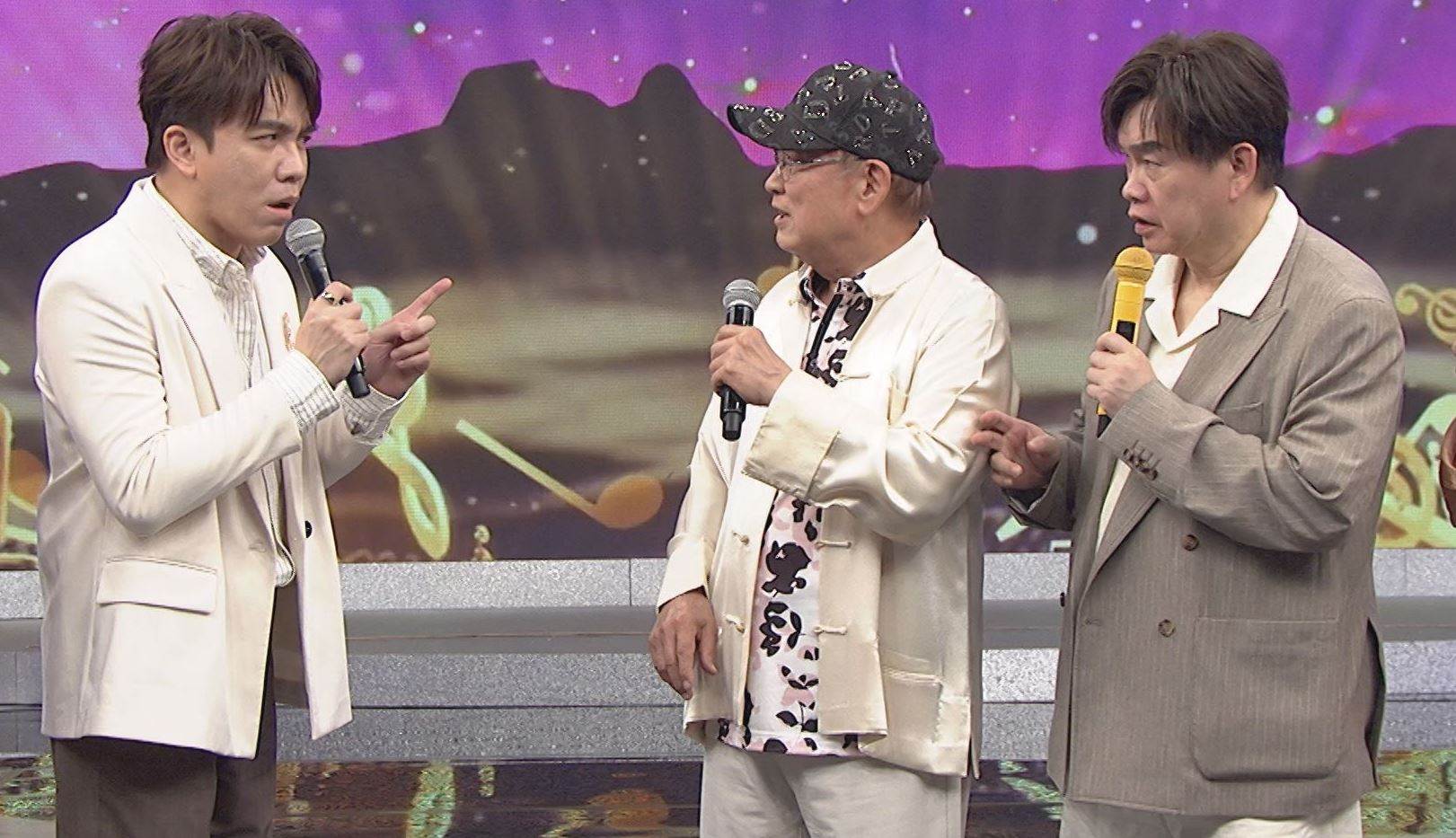 劉福助（中）唱〈燒肉粽〉沒有拉長音親揭「忌諱」。（圖／中視提供）