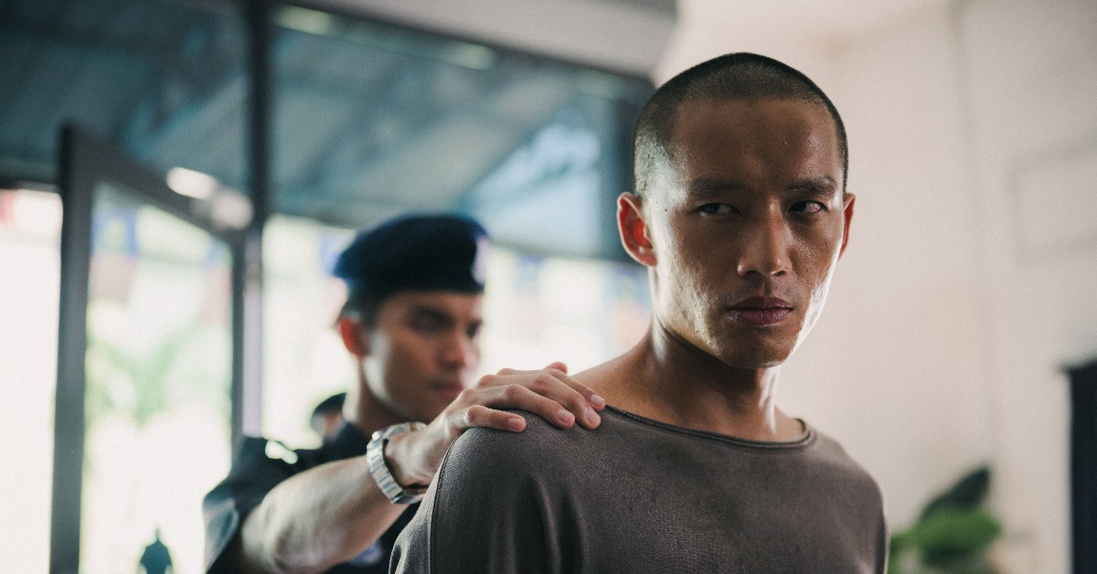 陳澤耀在《黑潮》片中飾演背負罪疚感、出獄返鄉的男子阿忠。（圖／甲上娛樂）