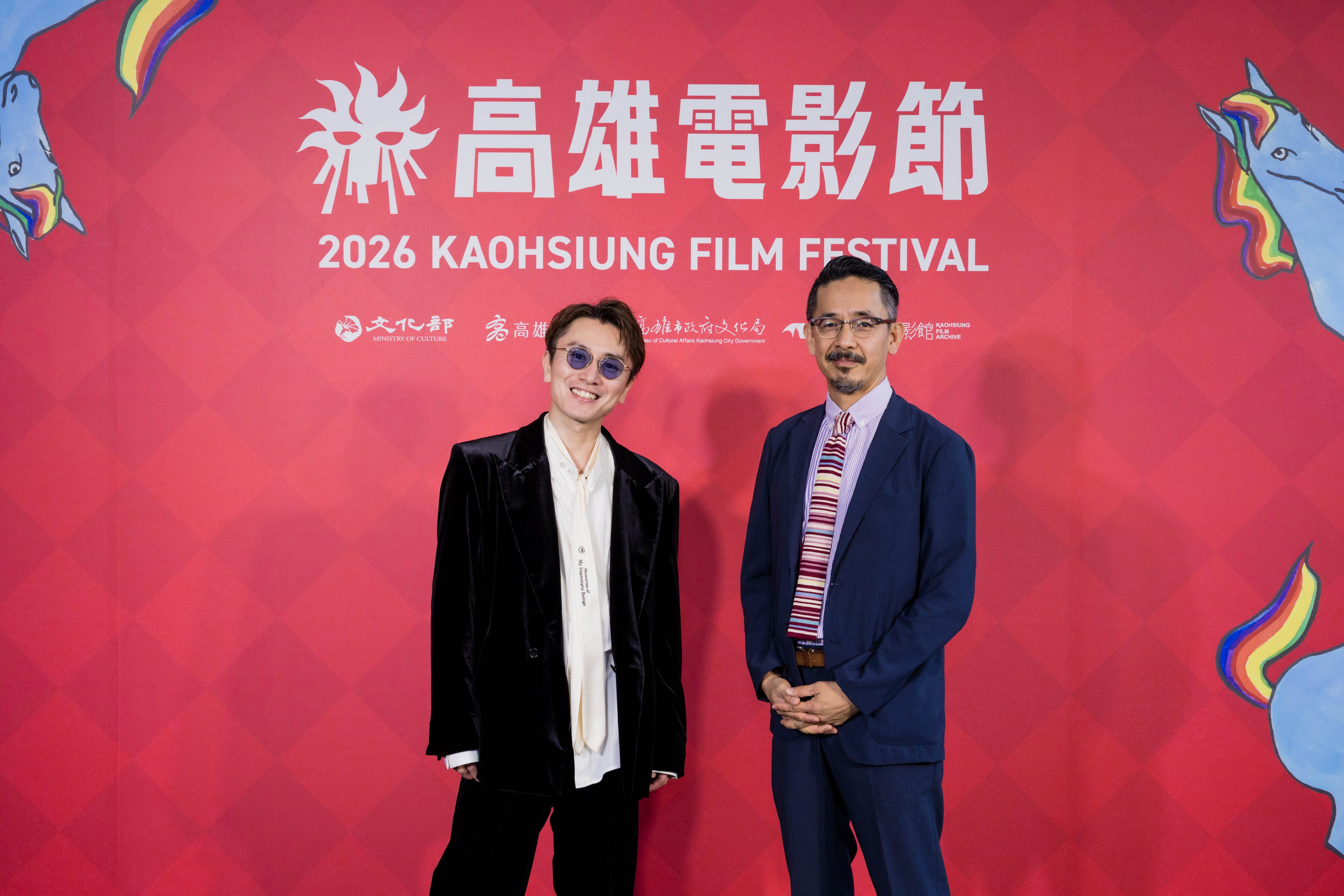 《平行與垂直》（左起）演員安田章大、導演小林聖太郎。（圖／<a href='https://ent.ebc.net.tw/search/tags/高雄電影節/' target='_blank'>高雄電影節</a>）