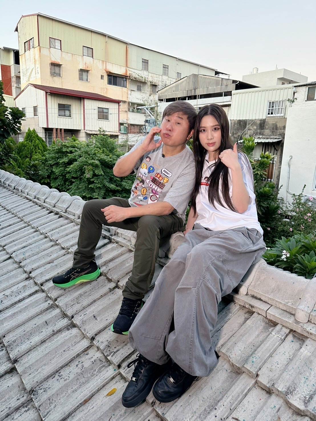 胡瓜與Emma重遊台南。（圖／下面一位提供）