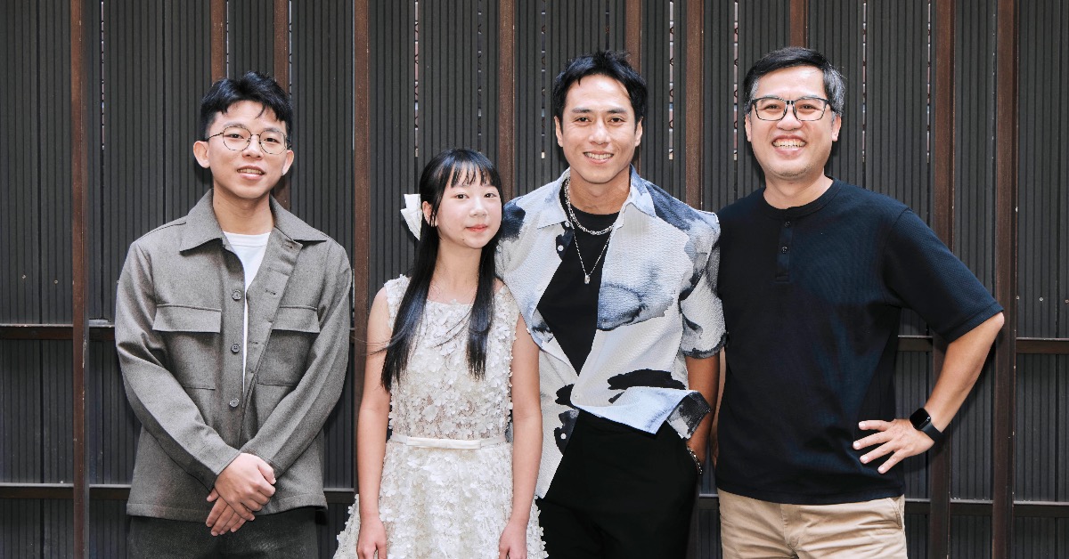 朱平導演（左起）、林呈恩、莊凱勛、陳南宏。（圖／客家電視）