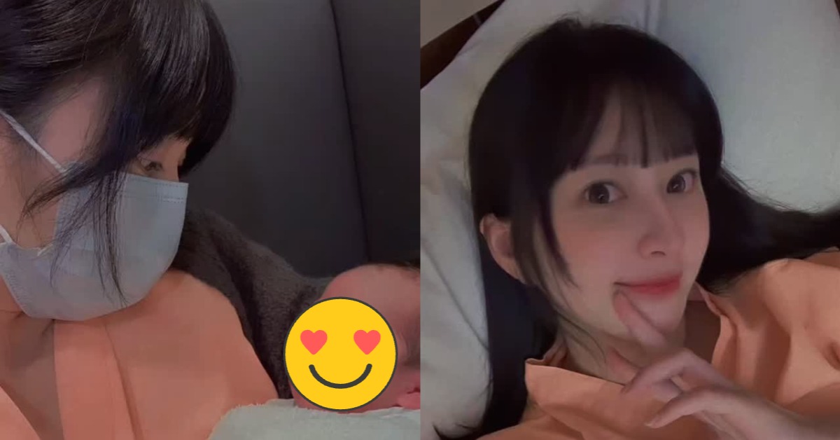 謝翔雅誕下一名寶貝女兒。（圖／翻攝自謝翔雅Instagram）