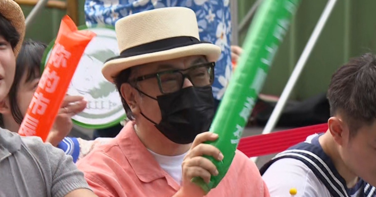 蔡康永日前現身台北市長候選人競選活動。（圖／東森新聞）
