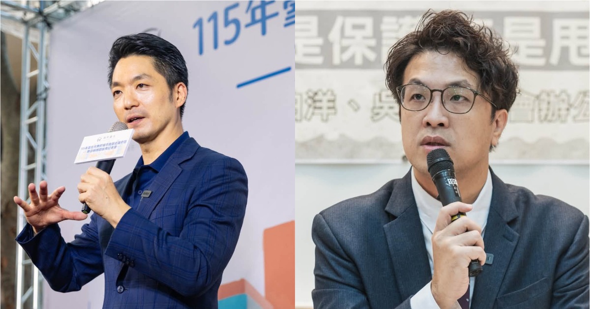蔣萬安、沈伯洋將進行首場電視辯論會。（圖／翻攝自蔣萬安、沈伯洋臉書）