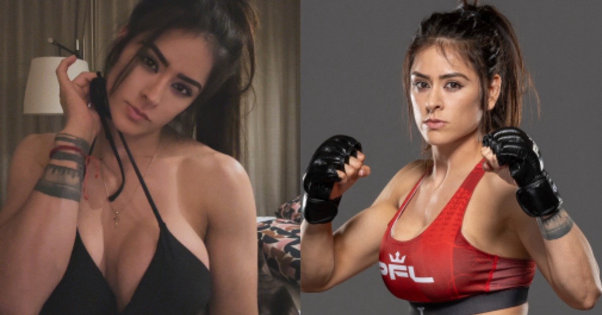 32歲墨西哥綜合格鬥選手露塞羅（Lucero Acosta）因為意外走光而爆紅。（圖／翻攝IG  loba_acosta_）