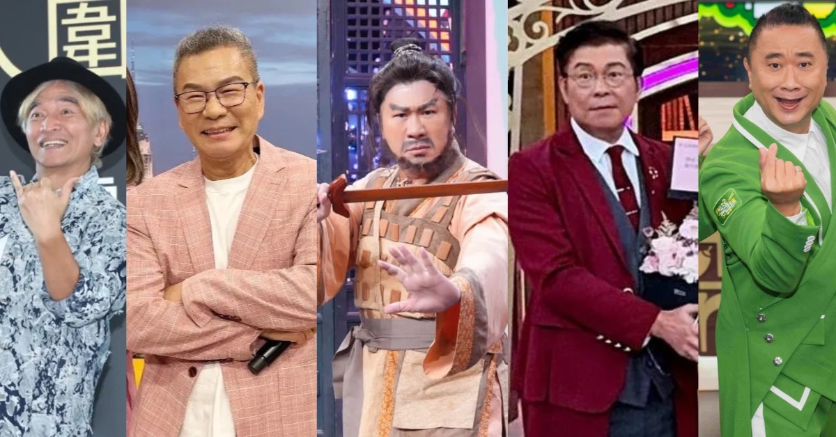 吳宗憲、沈玉琳、胡瓜、曾國城、邰智源將角逐綜藝節目主持人獎。（圖／翻攝自臉書）