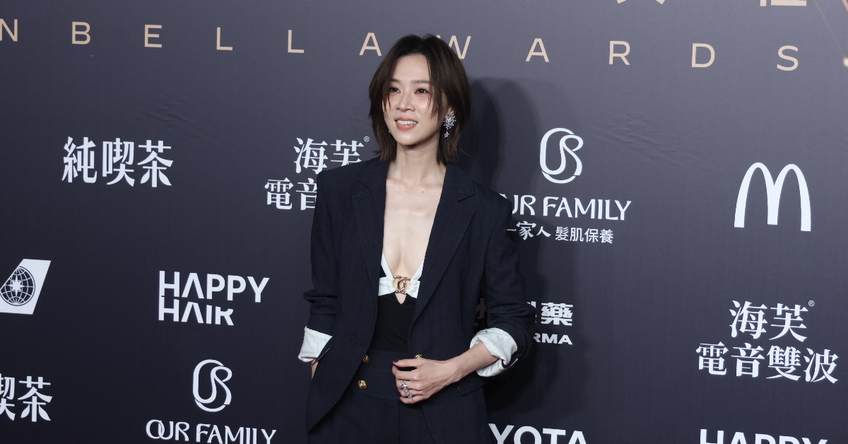 謝盈萱火辣裝扮走上紅毯。（圖／東森娛樂）